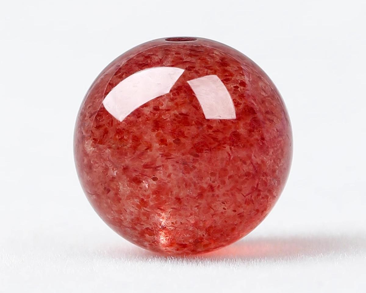 Natural Strawberry Crystal(Single Bead)