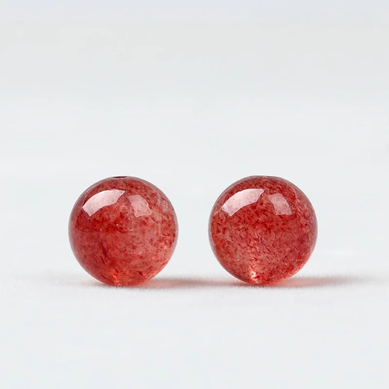 Natural Strawberry Crystal(Single Bead)