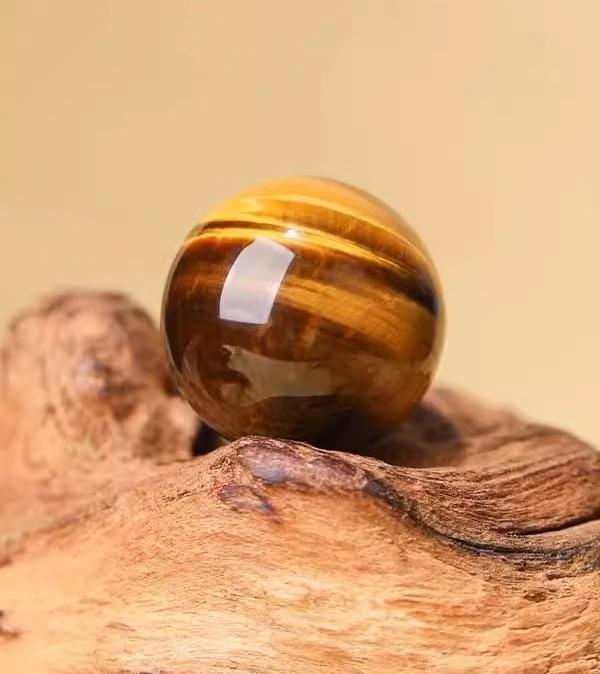 Natural Yellow Tiger Eye(Single Bead)
