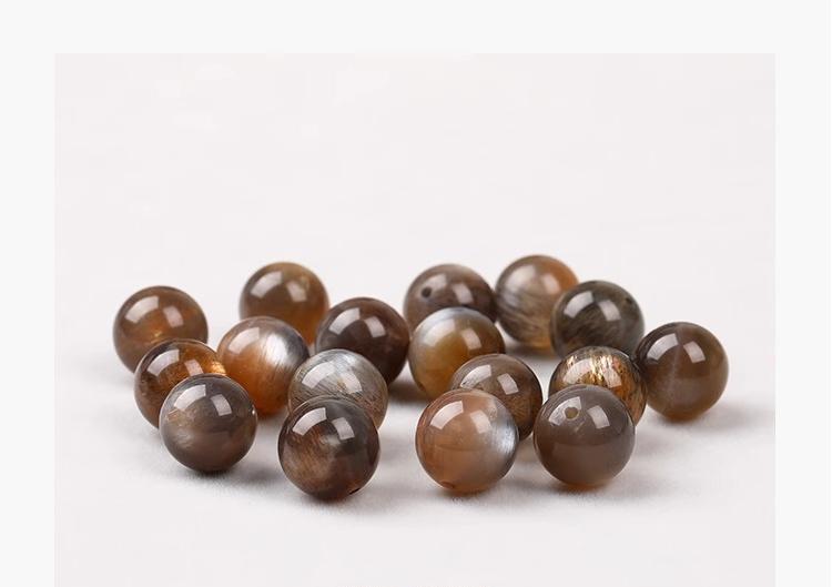Black Gold Backbone Crystal(Single Bead)