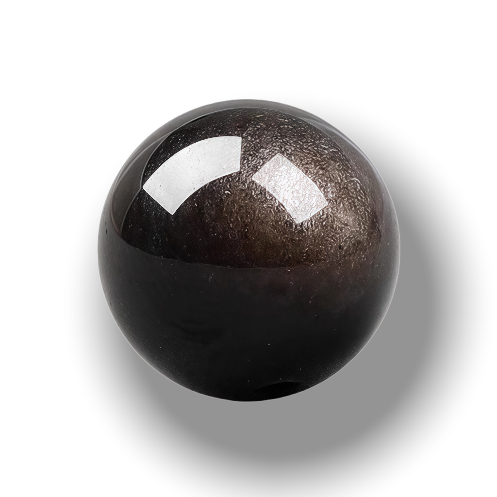 Natural Silver Obsidian(Single Bead)