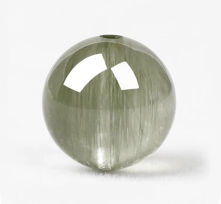 Natural Green Hair Crystal(Single Bead)