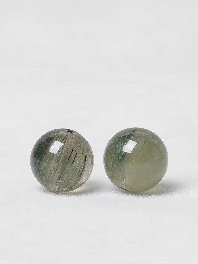 Natural Green Hair Crystal(Single Bead)