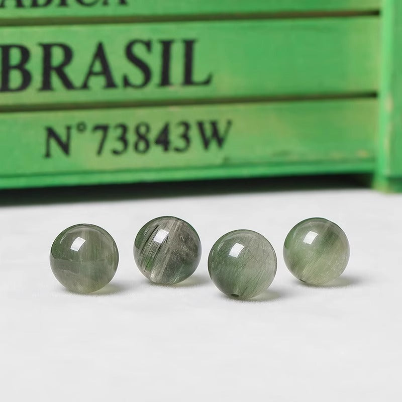 Natural Green Hair Crystal(Single Bead)