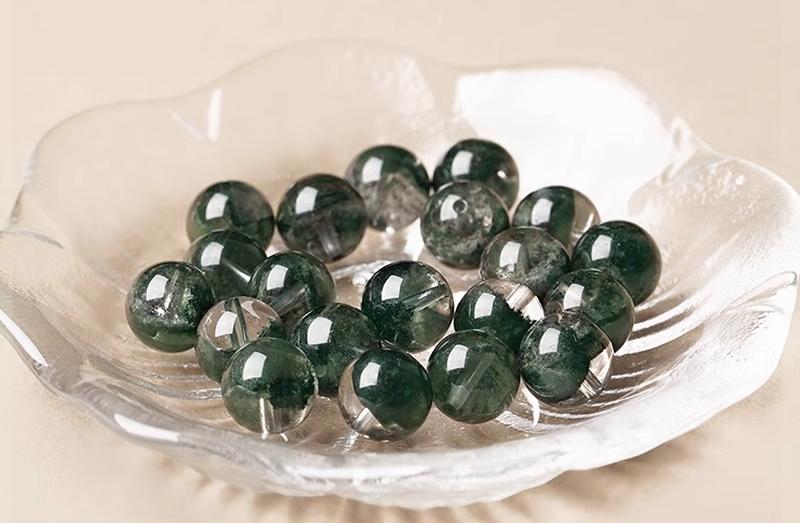 Green Phantom Cornucopia(Single Bead)