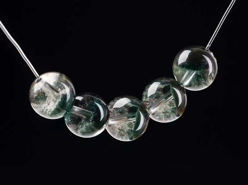 Green Phantom Cornucopia(Single Bead)