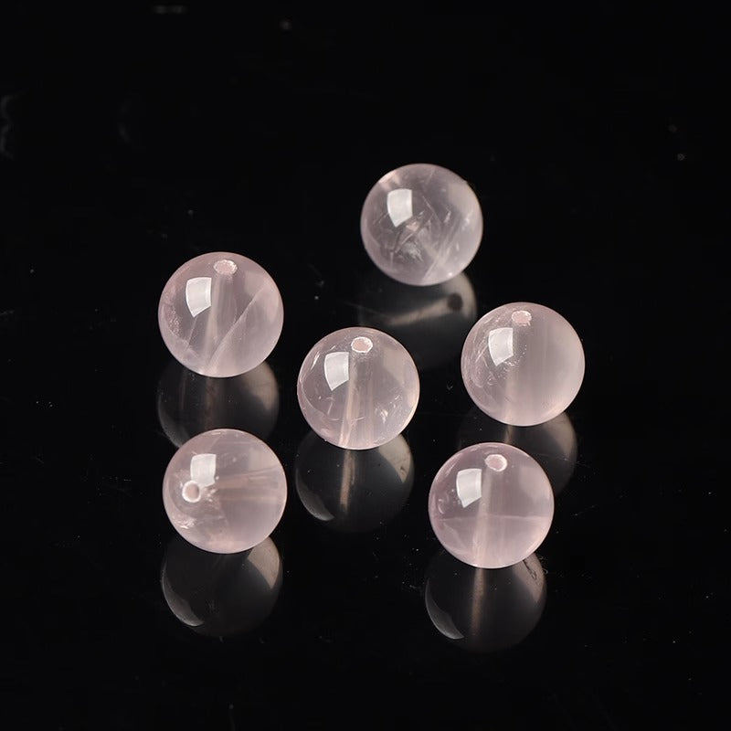 Natural Horse Rose Quartz(Single Bead)