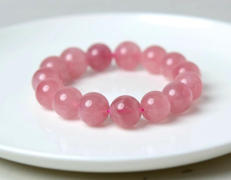 Natural Horse Rose Quartz(Single Bead)