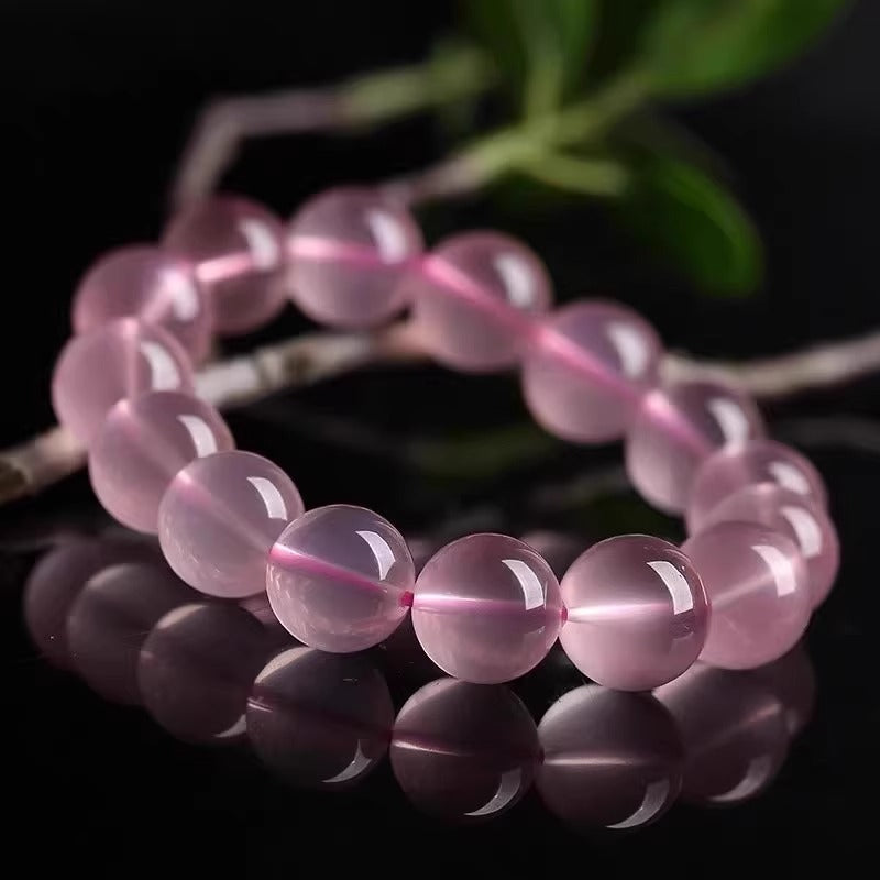 Natural Horse Rose Quartz(Single Bead)