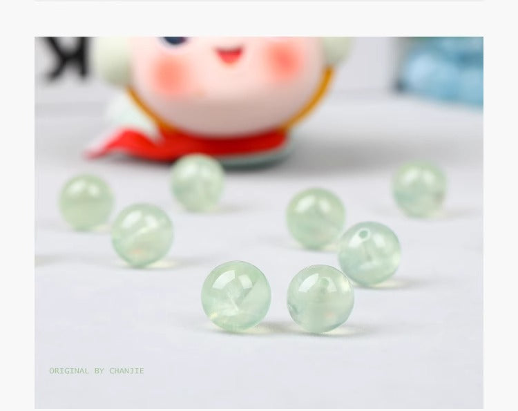 Natural Prehnite(Single Bead)