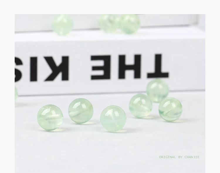 Natural Prehnite(Single Bead)