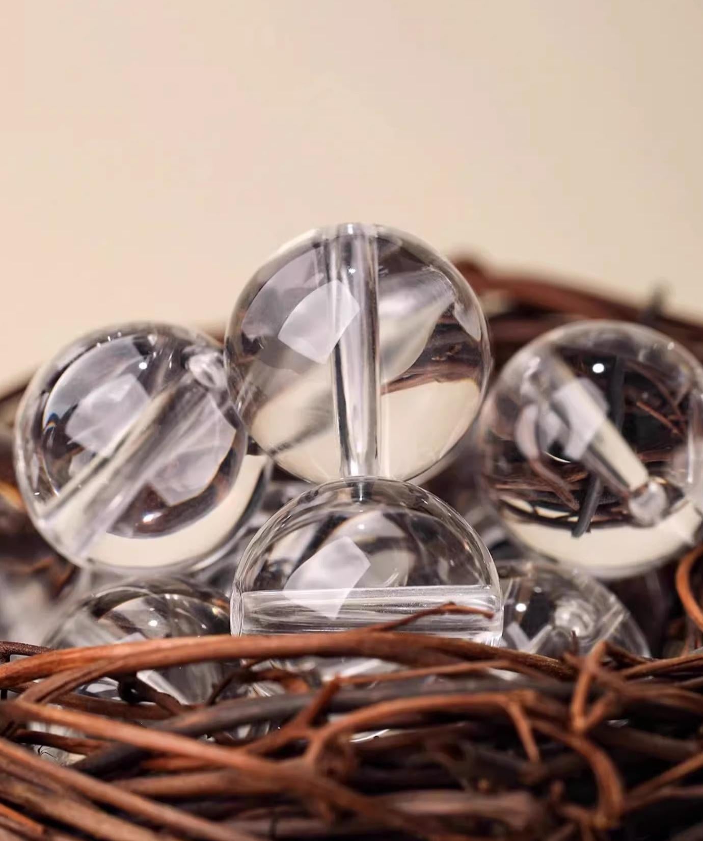 Natural White Crystal(Single Bead)