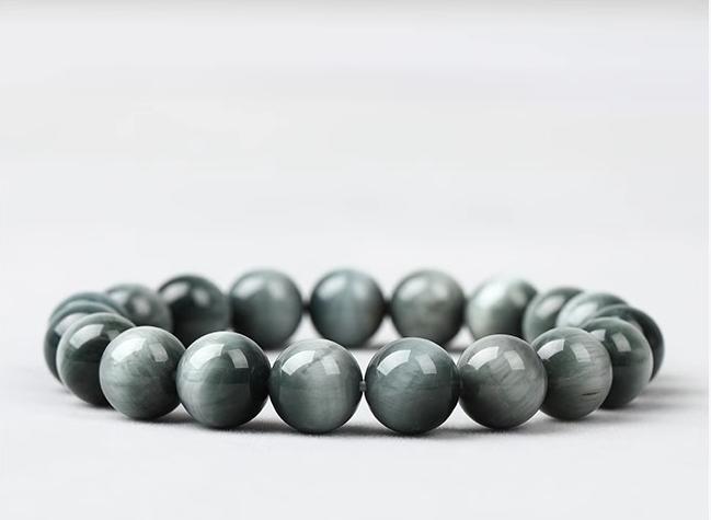 Natural Eagle Eye Stone(Single Bead)