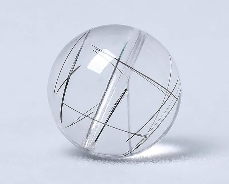 Venus Black Rutilated Quartz(Single Bead)