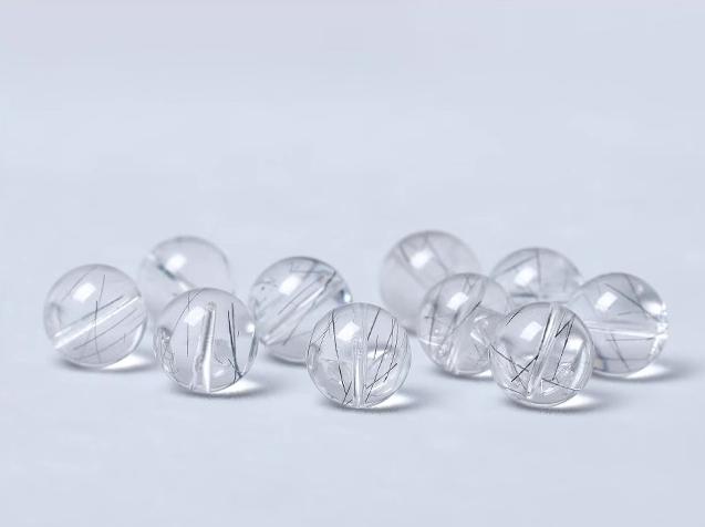 Venus Black Rutilated Quartz(Single Bead)