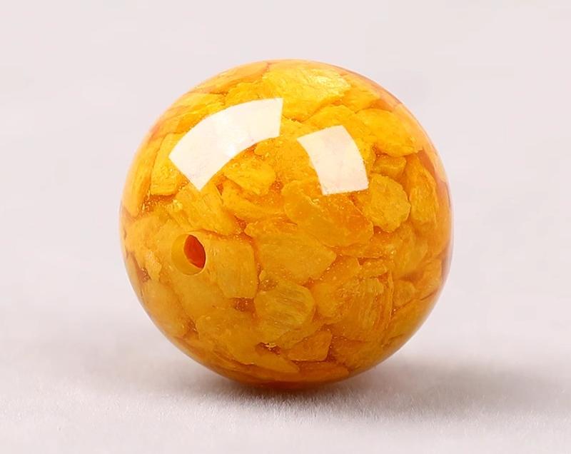 Realgar Cinnabar Crystal(Single Bead)