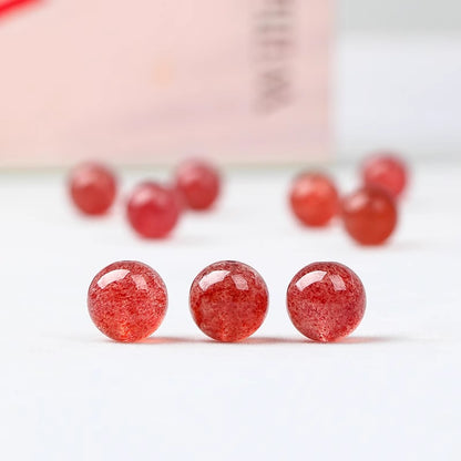 Natural Strawberry Crystal（Single Bead）
