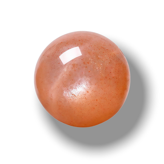 Natural Orange Moonstone（Single Bead）
