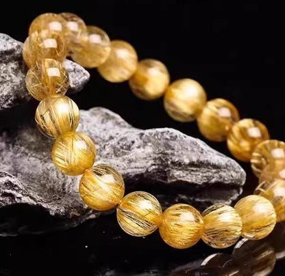 Natural Golden Crystal（Single Bead）