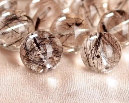Natural Black Hair Crystal（Single Bead）
