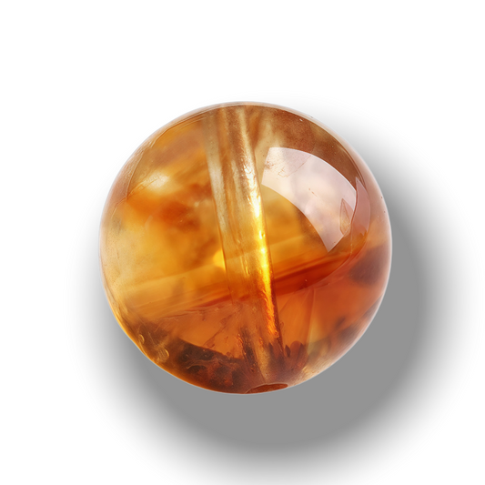 Natural Yellow Tower Crystal（Single Bead）