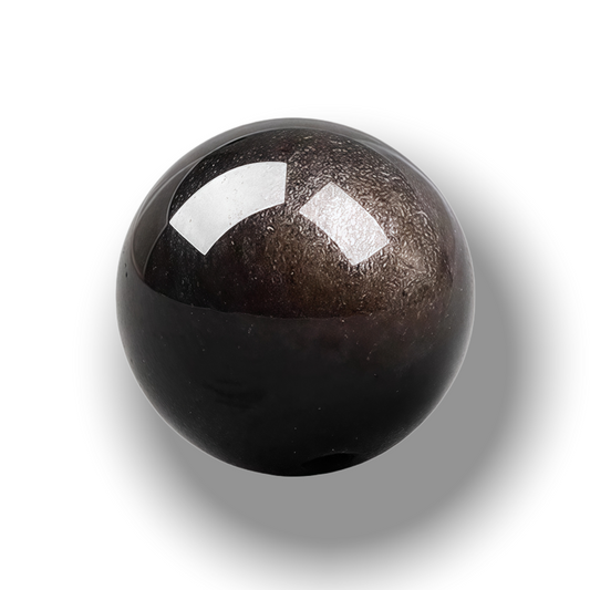 Natural Silver Obsidian（Single Bead）