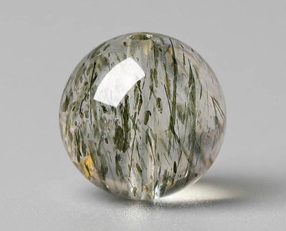 Green Tourmaline Super Seven（Single Bead）