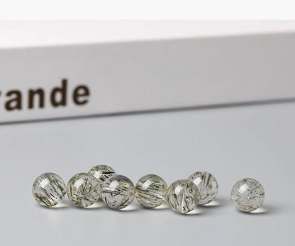 Green Tourmaline Super Seven（Single Bead）
