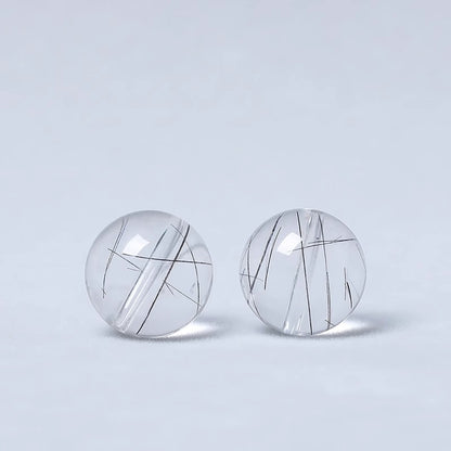 Venus Black Rutilated Quartz（Single Bead）