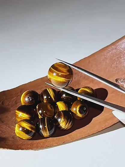 Natural Yellow Tiger Eye（Single Bead）